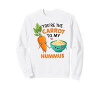 You're The Carrot To My Hummus Cute Veggie Sweatshirt