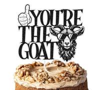 You're the Goat Cake Topper Goat Birthday Decorations Birthday & Retirement Party Decorations Greatest Graduation Ever