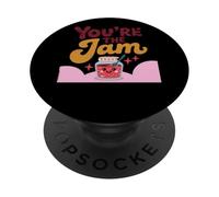 You're The Jam Cute Happy Jar Design PopSockets Adhesive PopGrip