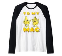You're The Mac to My Cheese - Cheesy Food Lover Apparel Raglan Baseball Tee