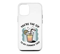 You're The Sip To My Summer Trip Drink Vacation Case for iPhone 12/12 Pro