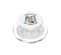 You're The Sip To My Summer Trip Drink Vacation PopSockets PopGrip for MagSafe