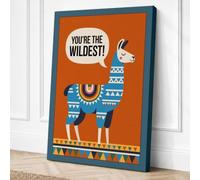 You're the Wildest Modern Canvas Wall Art Print 36x24 Inch (91 x 61 cm)