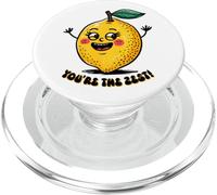 You're The Zest Funny Lemon Character PopSockets PopGrip for MagSafe