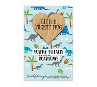 You're Totally Roarsome Little Pocket Hug Wish Token Keepsake Gift Idea SPH007