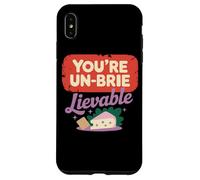 You're Un-Brie-Lievable Cheese Humor Case for iPhone XS Max