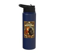 You're Weird I'll Keep You Fox Raven Gothic Celestial Love Stainless Steel Insulated Water Bottle