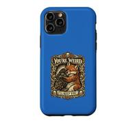 You're Weird Ill Keep You Vintage Fox Raven Hug Couple Case for iPhone 11 Pro