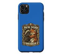 You're Weird Ill Keep You Vintage Fox Raven Hug Couple Case for iPhone 11 Pro Max