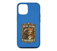 You're Weird Ill Keep You Vintage Fox Raven Hug Couple Case for iPhone 12/12 Pro