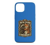 You're Weird Ill Keep You Vintage Fox Raven Hug Couple Case for iPhone 13