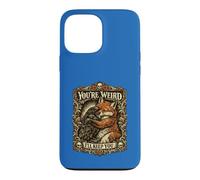 You're Weird Ill Keep You Vintage Fox Raven Hug Couple Case for iPhone 13 Pro Max