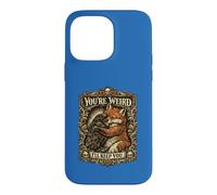 You're Weird Ill Keep You Vintage Fox Raven Hug Couple Case for iPhone 14 Pro Max