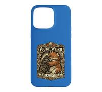 You're Weird Ill Keep You Vintage Fox Raven Hug Couple Case for iPhone 15 Pro Max