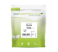 yourhealthstore® Gluten Free Old Fashioned Quick Oats 1kg (Instant Oats) Made from British Oats