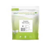 yourhealthstore Premium Diastatic Malt Powder 1kg, 80-120 Lintner, Barley Malt for Bread Making, (Resealable and recyclable pouch).