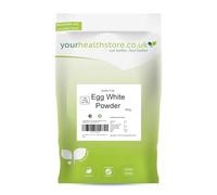yourhealthstore Premium Egg White Powder 500g, Free Range, High in Protein, No Additives, Not Irradiated, Vegetarian, Non GMO Gluten Free 100% Pure.