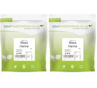 yourhealthstore Premium Gluten Free Masa Harina 1kg, Non Genetically Modified, Pre Cooked Maize, Vegan (Reusable and Recyclable Pouch) (Pack of 2)