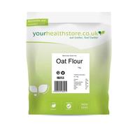 yourhealthstore Premium Whole Grain Gluten Free Oat Flour 1kg Made from British Oats