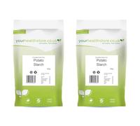 yourhealthstore Unmodified Potato Starch 500g, Gluten Free, Non GMO. (Pack of 2)