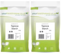 yourhealthstore Unmodified Tapioca Starch 500g, Gluten Free, Non GMO. (Pack of 2)