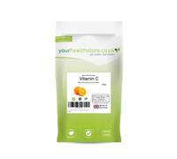 yourhealthstore Vitamin C Powder 200g, Extra High Strength Ascorbic Acid - 100% Pure British Pharmaceutical Grade - Non-GMO, Vegan, Gluten Free.