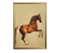 YourHomeArt George Stubbs Whistlejacket horse print A1 size in Gold Frame