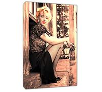 YourHomeArt Marilyn Monroe Beautiful Picture Print On Framed Canvas Wall Art Home Decoration 12x 8inch(30x 20 cm) -18mm Depth