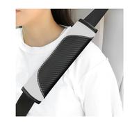 Yourkar 2PCS Car Seat Belt Cover, Soft Leather Safety Belt Neck Shoulder Strap Covers, Auto Seat Belt Protector Pads for A More Comfortable Driving, Universal Car Accessories (Black+White)