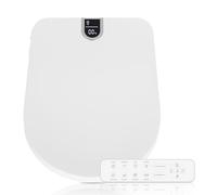 YOURLITE Electronic Smart Bidet Toilet Seat with Warm Air Drying, Heated Seat Bidet with Remote Control Self-Cleaning Nozzle Adjustable Warm Water Power Saving, D/U Shape