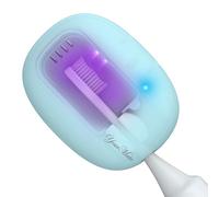 YourMate Rechargeable Toothbrush Sanitizer Case Travel Toothbrush Covers with Holder for Household and Traveling or Business Trip Blue