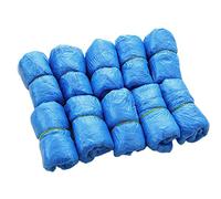 YOURPAI Shoe Covers,100PCS Waterproof Boot Covers Plastic Disposable Shoe Covers Overshoes Blue