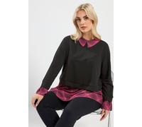 Yours 2-In-1 Check Shirt In Red Red 18