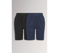 Yours 2 Pack Cool Cotton Shorts In Black Black