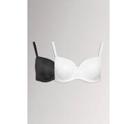 Yours 2 Pack White & Moulded Underwired T-Shirt Bras - Women's - Plus Size Curve
