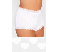 Yours 4 Pack Briefs In White White 26-28