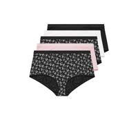 Yours Curve 5 Pack & Pink Bow Print Full Briefs - Women's - Plus Size Curve