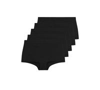 Yours 5 Pack Curve High Waisted Shorts - Women's - Plus Size Curve Black