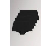 Yourset 5 Pack Curve High Waisted Shorts - Women's - Plus Size Curve Black