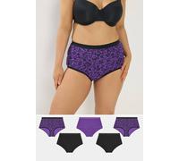 Yours 5 Pack Ditsy Print Full Briefs Multi 18-20