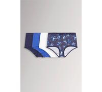 Yours Women's 5 Pack Floral Butterfly Print Full Briefs in Dark Blue | Size: 34-36 Yours Dark Blue 34-36