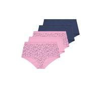 Yours 5 Pack Curve & Navy Blue Floral Full Briefs - Women's - Plus Size Curve