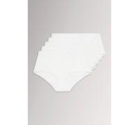 Yours 5 Pack Curve Stretch Full Briefs - Women's - Plus Size Curve White