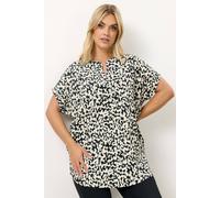 Yours Abstract Notch Neck Top Multi 20
