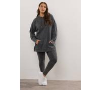 Yours Women's Acid Wash Leggings in Dark Grey | Size: 22 Yours Dark Grey 22