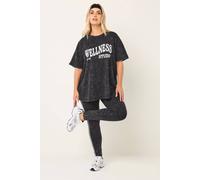Yours Active 'wellness Studio' Top In Black Black 30-32