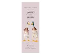 Yours and Mine' Couples Slim Calendar 2027