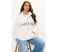 Yours 'aspen Ski' Teddy Borg Fleece In Cream Cream 18