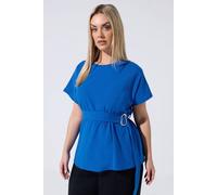Yours Belt Buckle T-Shirt In Cobalt Cobalt