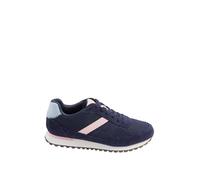 Yours - Blue Colourblock Trainers in Extra Wide Eee Fit - Women's